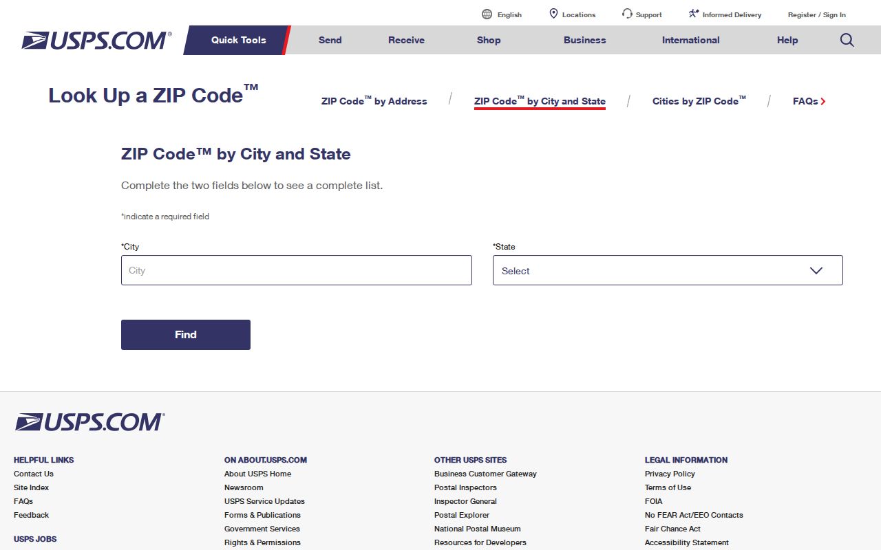 USPS address and ZIP lookup used to validate a Lake Charles street address